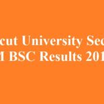 Calicut University 2nd SEM BSC Results 2016