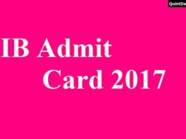 IB Admit Card 2017