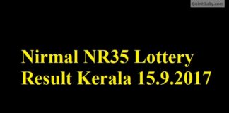 Nirmal NR35 Lottery Result
