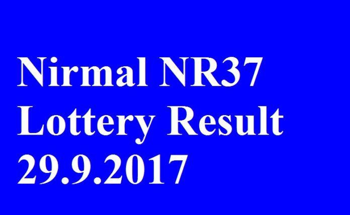 Nirmal NR37 Lottery Result