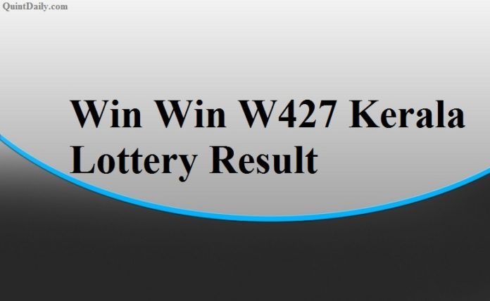 Win Win W427 Kerala Lottery Result