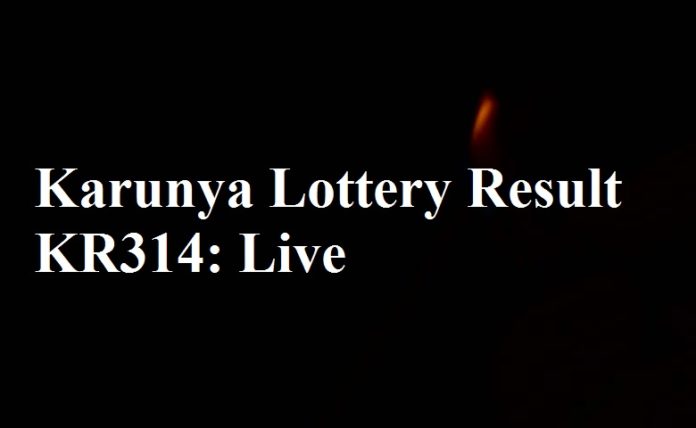 Kerala Lottery Result KR314