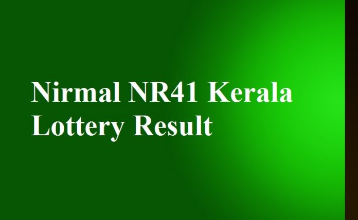 Nirmal NR41 Kerala Lottery Result