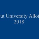 Calicut University Allotment 2018