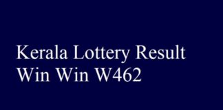Kerala Lottery Result 28.5.2018 Win Win W462